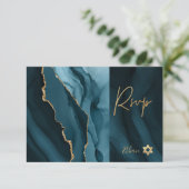 PixDezines RSVP 水彩アゲート バー ミツバ祭 ✡ (スタンド正面)