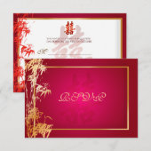 PixDezines rsvp bamboo+double happines/red (正面/裏面)