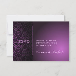PixDezines RSVP Bijux Damask/plum