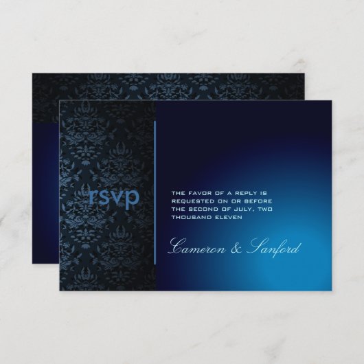 PixDezines RSVP Bijux Damask/sapphire (正面/裏面)