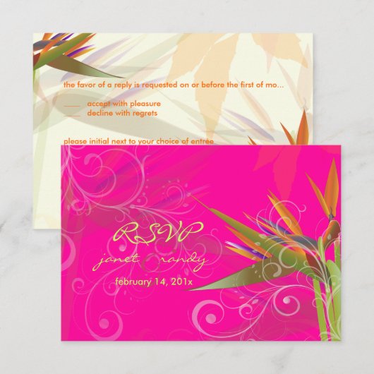 PixDezines rsvp Bird of Paradise+swilrs/DIYカラー (正面/裏面)