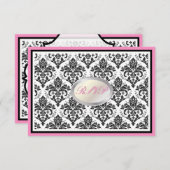 PixDezines rsvp black jolie damask/diy trim (正面/裏面)