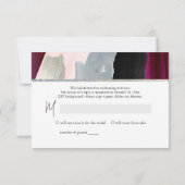 PixDezines RSVP Burgundy Waterカラーバルミツワー✡ (裏面)