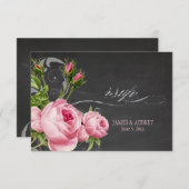 PixDezines rsvp chalkboard+ヴィンテージバラ+swarls (正面/裏面)