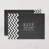 PixDezines rsvp chalkboard+chevron (正面/裏面)
