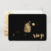 PixDezines rsvp dazled/金ゴールド/pinecone/soiree (正面/裏面)