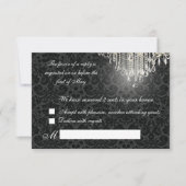 PixDezines rsvp, desiere damask 出欠カード (正面)