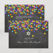 PixDezines rsvp fiesta+chalkboard/バルミツワー (正面/裏面)