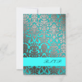 PixDezines rsvp Flora Damask/ aqua (正面)