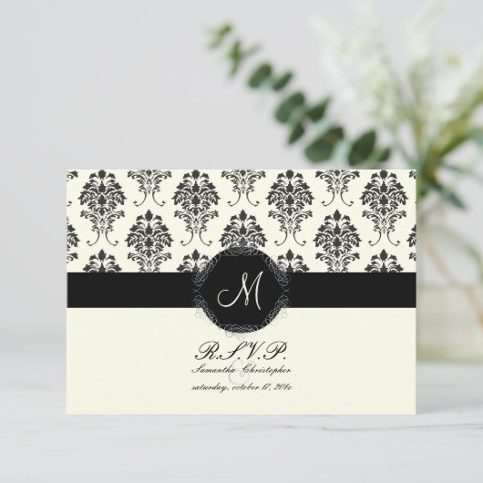 PixDezines rsvp Florentius Damask| DIY色 (スタンド正面)