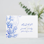 PixDezines rsvp Freosh/swarls 葉 /blue (スタンド正面)