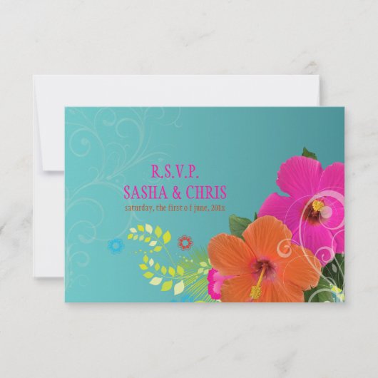 PixDezines rsvp hibiscus+fern (正面)