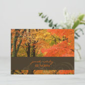 PixDezines rsvp in the woods/秋/diyイベント 招待状 (スタンド正面)