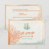 PixDezines rsvp maui coral+seahose、ビーチパーティー (正面/裏面)