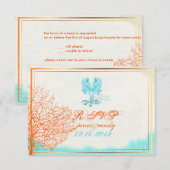 PixDezines rsvp maui coral+seahose、ビーチパーティー (正面/裏面)