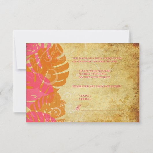 PixDezines rsvp Monstera|熱帯の葉+旋回 (裏面)