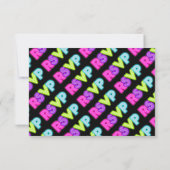 PixDezines Rsvp Neon Lights/Vegasスタイル/（ユダヤ教の）バル・ミツ (裏面)