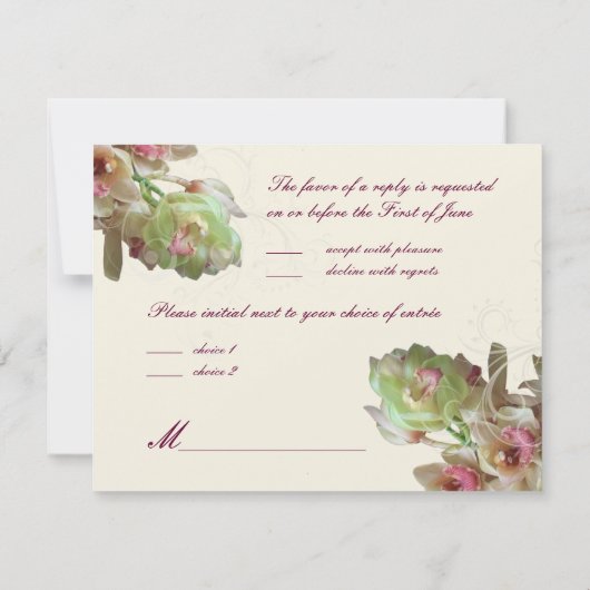 PixDezines RSVP Orchid +装飾用の飾り (裏面)