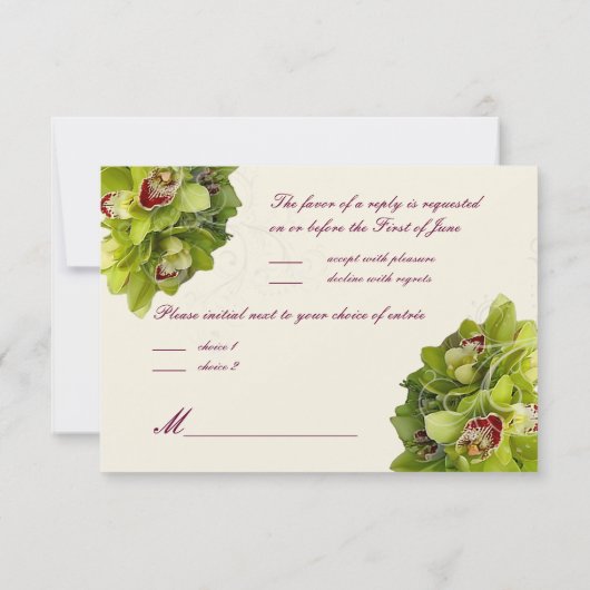 PixDezines RSVP Orchid +装飾用の飾り (裏面)