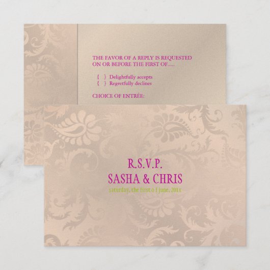 PixDezines rsvp pavo damask/pink champagne (正面/裏面)