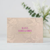 PixDezines rsvp pavo damask/pink champagne (スタンド正面)
