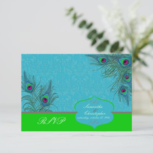 PixDezines rsvp Peacockチャーム (スタンド正面)