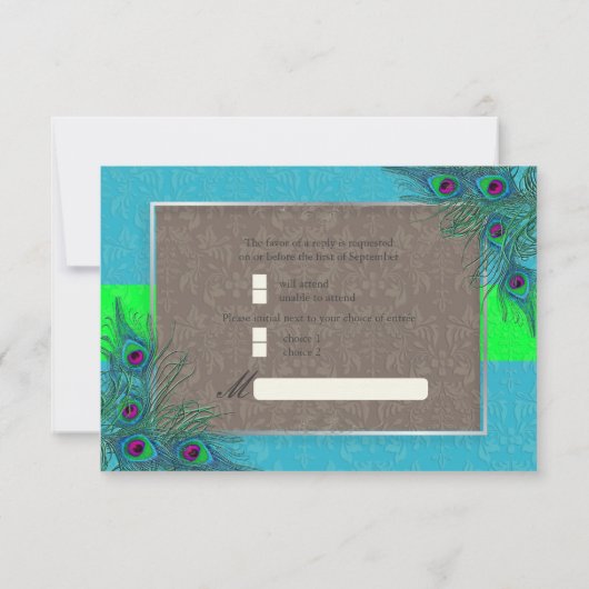 PixDezines rsvp Peacockチャーム (裏面)