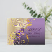 PixDezines rsvp Peacock、Filigree+swarls/DIY文字 (スタンド正面)