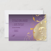 PixDezines rsvp Peacock, Filigree+swirls/DIY文字 (裏面)