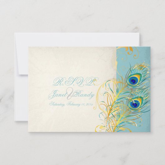 PixDezines rsvp Peacock Pizzazz/DIY文字 (正面)