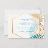 PixDezines rsvp Pineapple/金ゴールドブラシストローク (裏面)