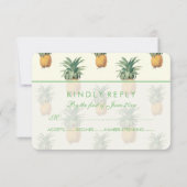 PixDezines rsvp Pineapple/金ゴールドブラシストローク (裏面)