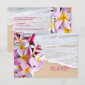 PixDezines rsvp pinkプルメリアLei /ビーチ (正面/裏面)