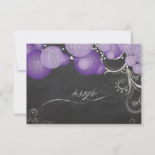 PixDezines rsvp purple lanterns+chalkboard