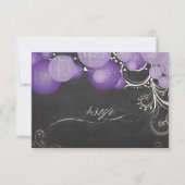 PixDezines rsvp purple lanterns+chalkboard (正面)