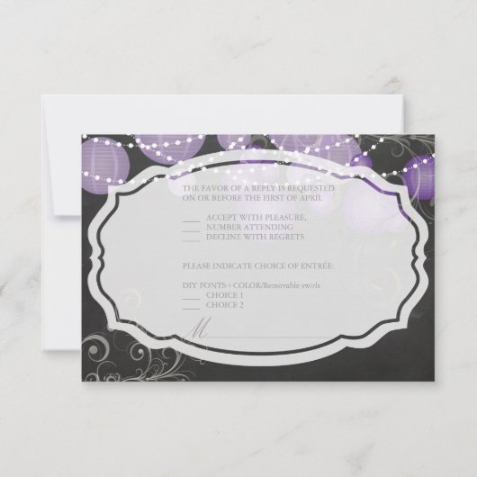 PixDezines rsvp purple lanterns+chalkboard (裏面)