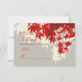 PixDezines rsvp Red Maple葉の秋 (裏面)