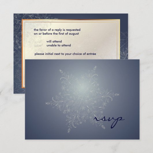 PixDezines rsvp Snowflakes、冬のイベント (正面/裏面)