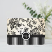 PixDezines rsvp toile/バラ/black (スタンド正面)