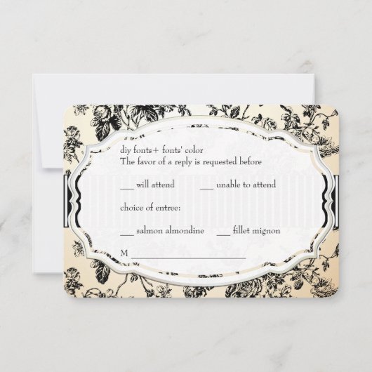 PixDezines rsvp toile/バラ/black (裏面)