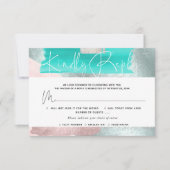 PixDezines RSVP w食事、アーモダント、ブルーティール(緑がかった色) (正面)