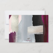 PixDezines RSVP w Meal, モダンArt, Burgundy Gray (裏面)