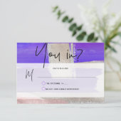 PixDezines RSVP w Meal, モダンArt, Purple Silver (スタンド正面)