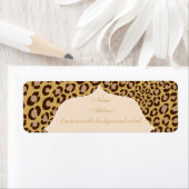 PixDezines Safari、ブラウン+タン、Leopard ラベル (インサイチュ)