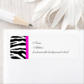 PixDezines Safari、白+黒、ゼブラ ラベル (インサイチュ)