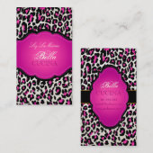 PixDezines Sassy cheetahプリント/diy背景 名刺 (正面/裏面)