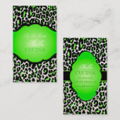 PixDezines Sassy cheetahプリント/diy背景 名刺 (正面/裏面)