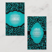 PixDezines Sassy cheetahプリント/diy背景 名刺 (正面/裏面)