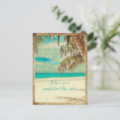 PixDezines/save日付/ヴィンテージハワイ 案内ポストカード (スタンド正面)