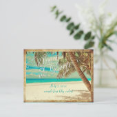 PixDezines/save日付/ヴィンテージハワイ 案内ポストカード (スタンド正面)